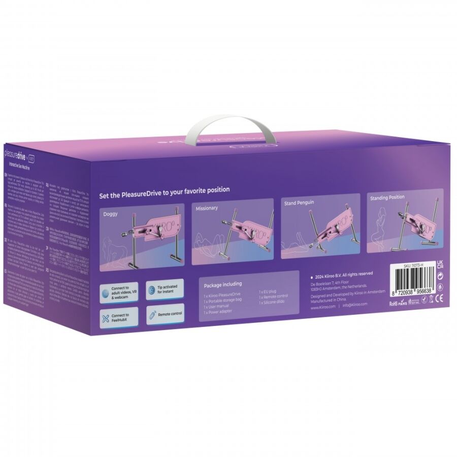 KIIROO - PLEASURE DRIVE INTERACTIVE SEX MACHINE - Kanerotika SL