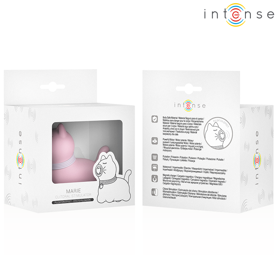 INTENSE - MARIE PINK PULSATION EFFECT TONGUE STIMULATOR - Kanerotika SL