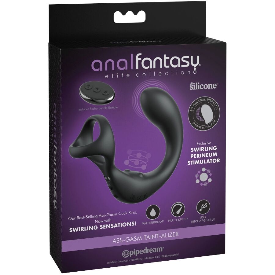 ANAL FANTASY ELITE COLLECTION - MASAJEADOR ANAL VIBRADOR CON CONTROL REMOTO - Kanerotika SL