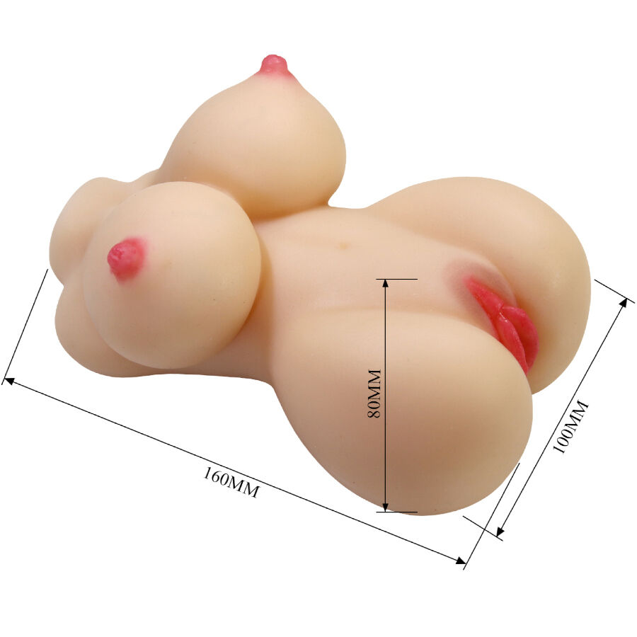 CRAZY BULL - HERTA MINI TORSO FEMENINO REALISTA VAGINA 497 G - Kanerotika SL