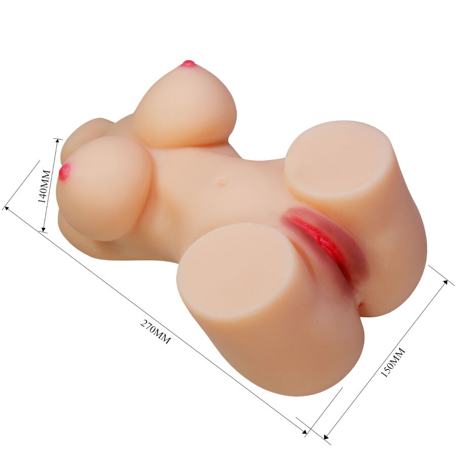 CRAZY BULL - HETTY REALISTIC FEMALE TORSO VAGINA AND ANAL 1.9 KG - Kanerotika SL