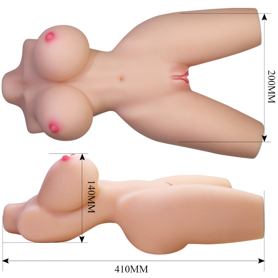 CRAZY BULL - LILY REALISTIC FEMALE TORSO VAGINA AND ANAL 4 KG - Kanerotika SL