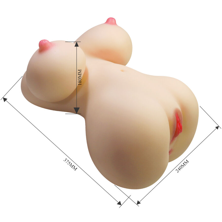 CRAZY BULL - FIONA REALISTIC FEMALE TORSO VAGINA AND ANAL 7.1 KG - Kanerotika SL