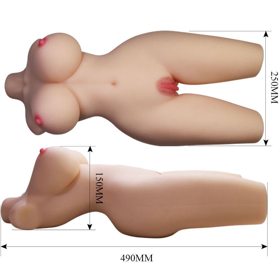 CRAZY BULL - TIFFANY REALISTIC FEMALE TORSO VAGINA AND ANAL 5.5 KG - Kanerotika SL