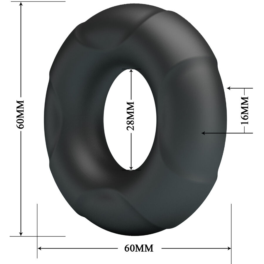 CRAZY BULL - ARVELL SILICONE RING MODEL 12 - Kanerotika SL