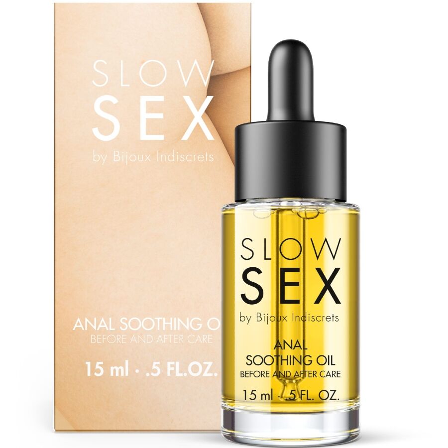 BIJOUX INDISCRETS - SLOW SEX ACEITE ANAL CALMANTE 15 ML - Kanerotika SL