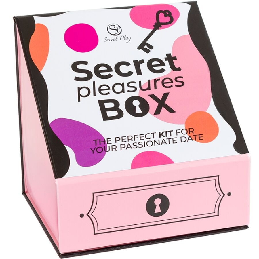 SECRET PLAY - CAJA DE PLACERES PARA PAREJAS DADOS + BALA VIBRADORA + PLUMERO - Kanerotika SL