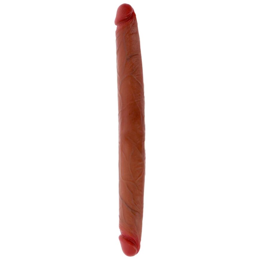GET REAL - DILDO DOBLE DONG DE SILICONA CARAMELO 40 CM - Kanerotika SL