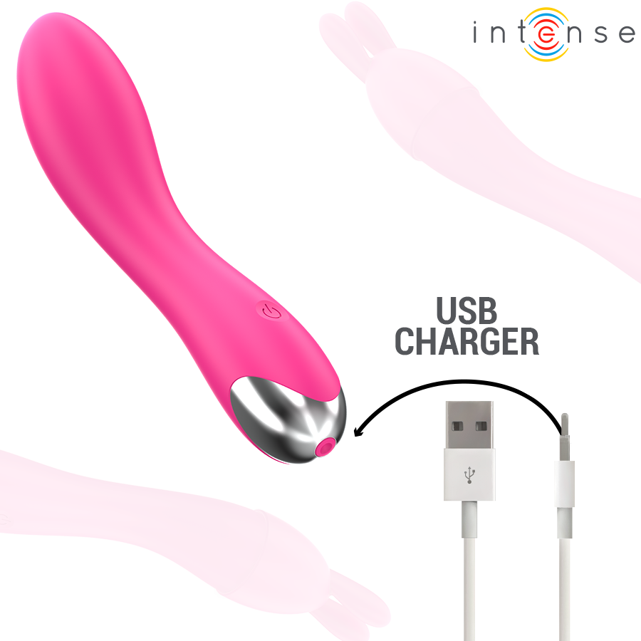 INTENSE - CHER VIBRATOR WITH 20 PATTERNS AND INTERCHANGEABLE HEADS - Kanerotika SL