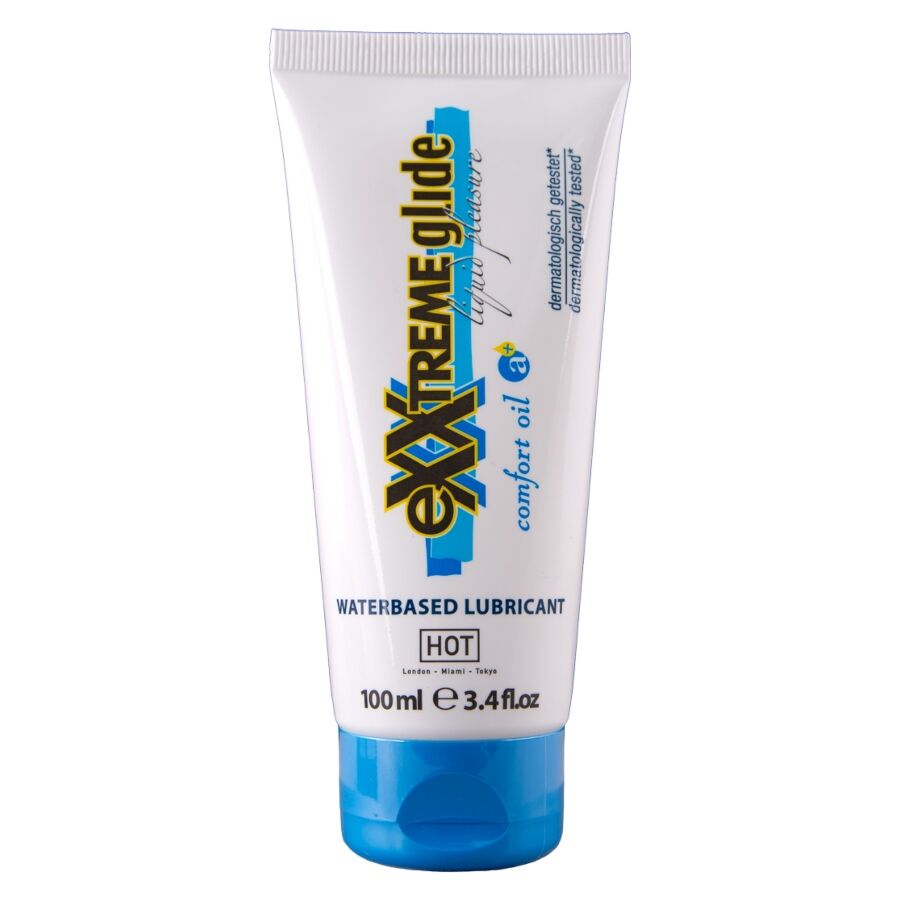 HOT - EXXTREME GLIDE LUBRICANTE BASE AGUA + ACEITE CONFORT A+ 100 ML - Kanerotika SL