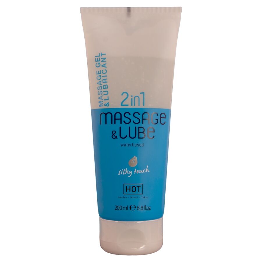 HOT - MASSAGE & GLIDE GEL 2 EN 1 TACTO SEDOSO 200 ML - Kanerotika SL
