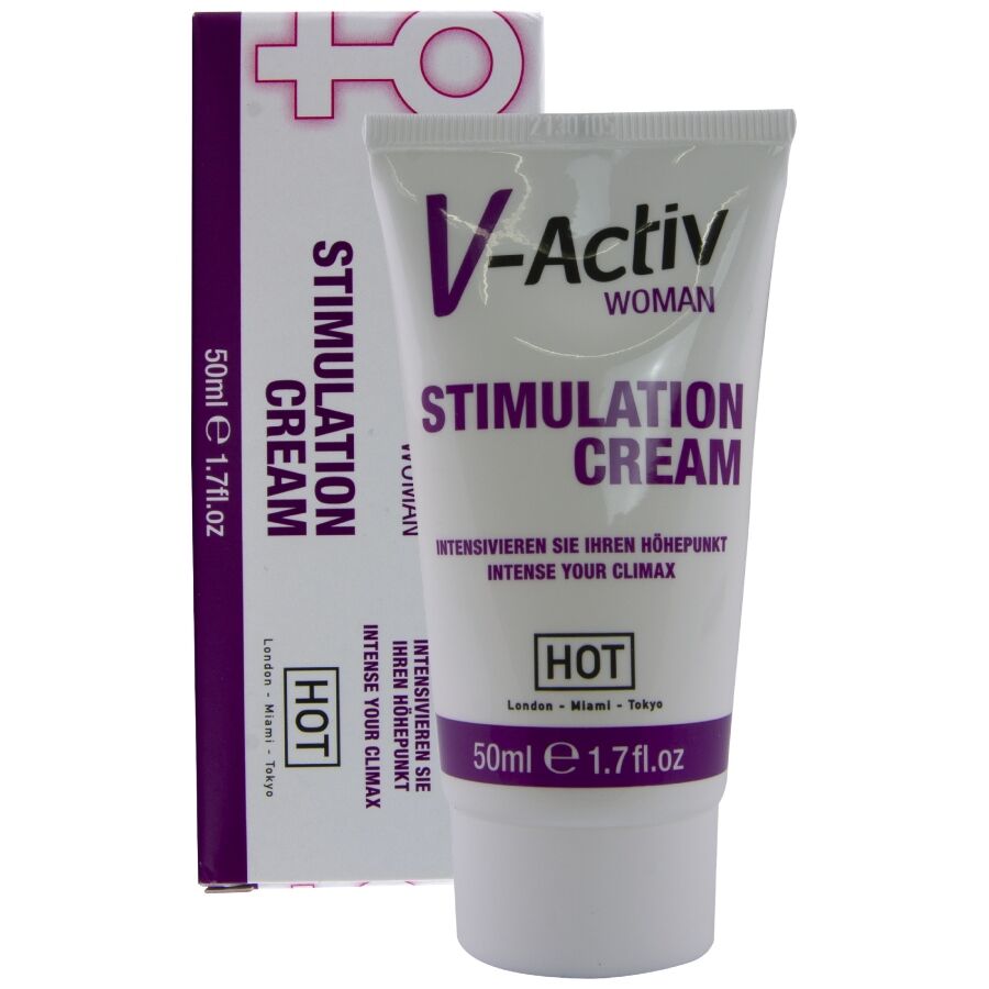 HOT - V-ACTIV CREMA ESTIMULANTE PARA MUJER 50 ML - Kanerotika SL