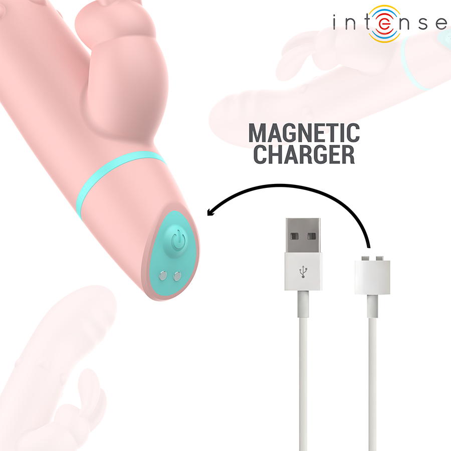 INTENSE - ALVIN RABBIT STIMULATOR & ROLLING VIBRATOR + OSCILLATING - Kanerotika SL