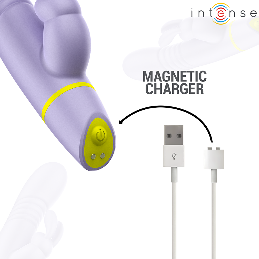 INTENSE - HELEN RABBIT STIMULATOR & THRUSTING VIBRATOR - Kanerotika SL