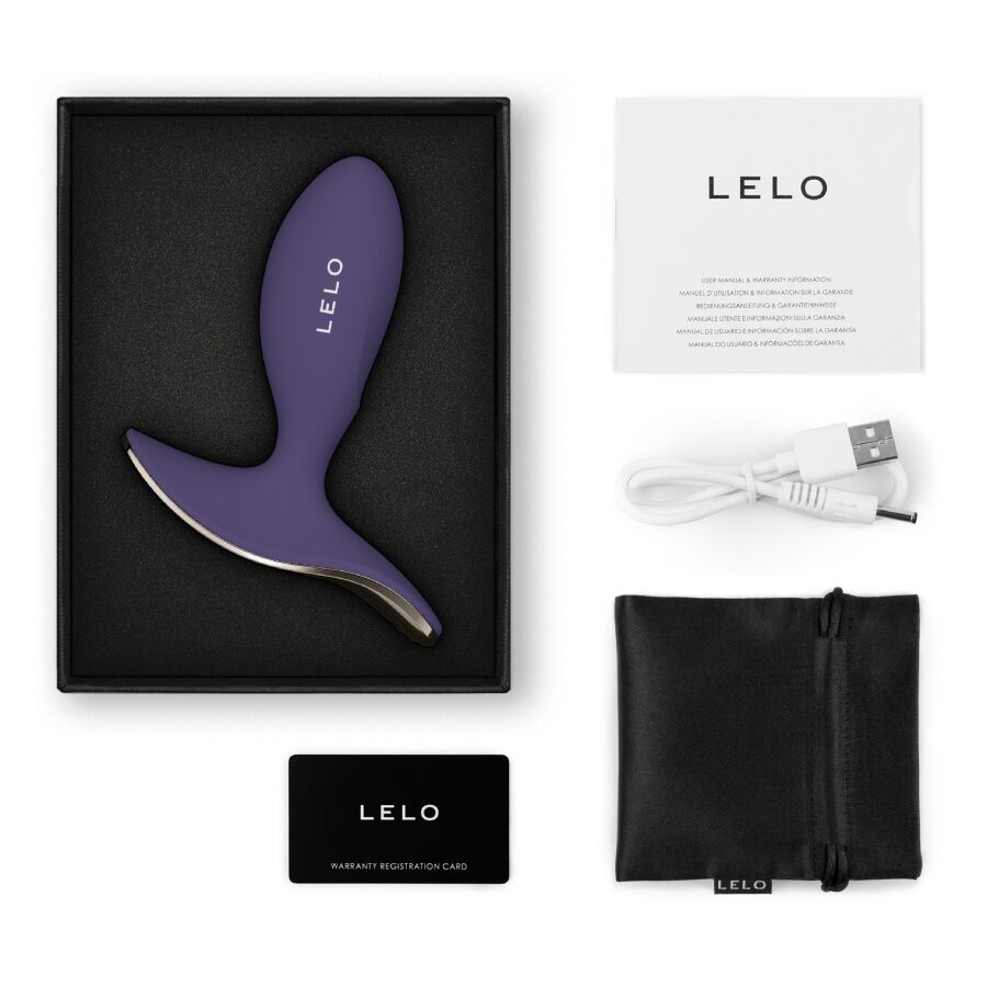 LELO - SURFER 2 UNISEX ANAL VIBRATING PLUG CYBER PURPLE - Kanerotika SL
