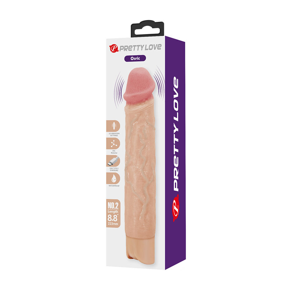 PRETTY LOVE - OSRIC VIBRADOR REALÍSTICO FLEXIBLE - Kanerotika SL