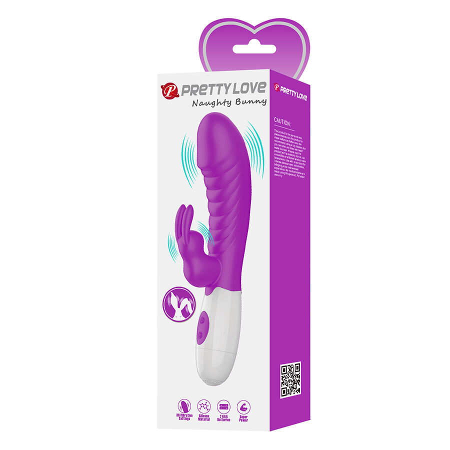 PRETTY LOVE - NAUGHTY BUNNY PURPLE VIBRATOR - Kanerotika SL