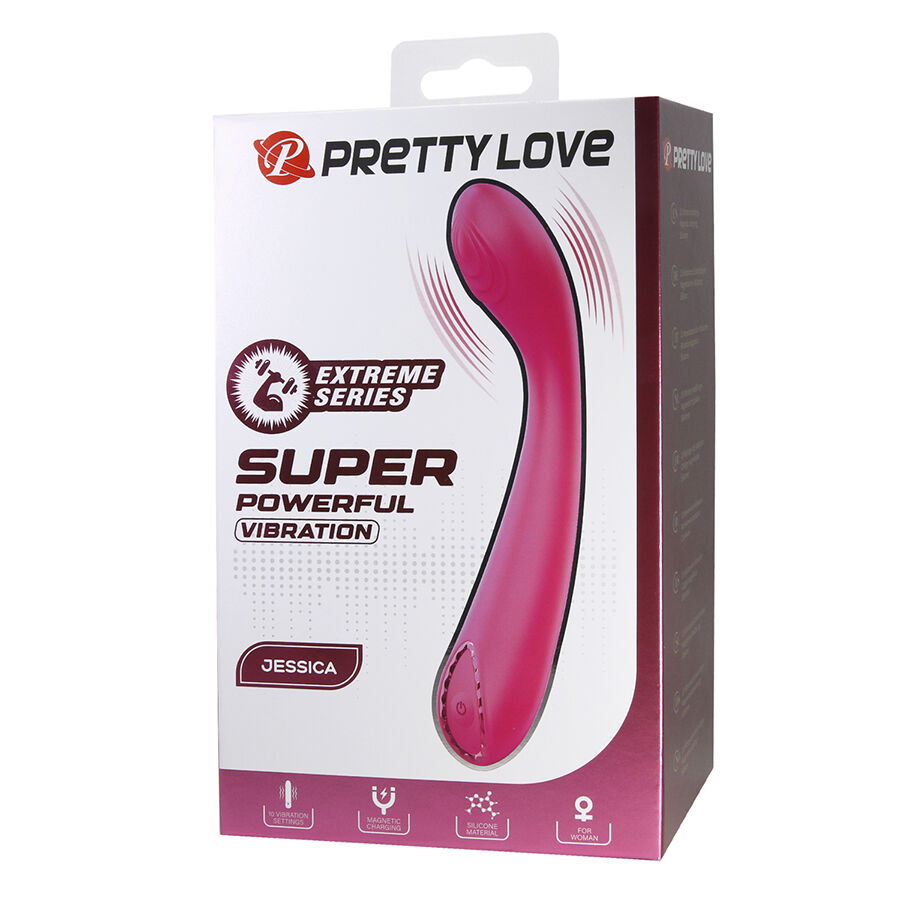 PRETTY LOVE - JESSICA HIGH POWER PINK VIBRATOR - Kanerotika SL