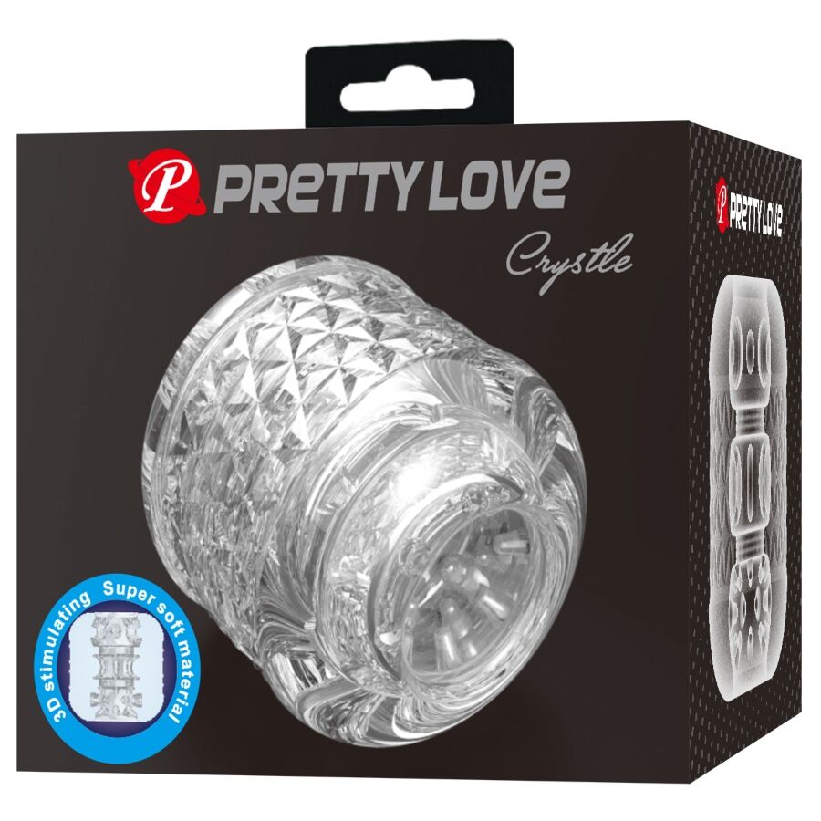 PRETTY LOVE - CRYSTLE DOUBLE ENTRY MASTURBATOR - Kanerotika SL