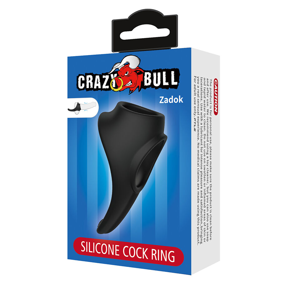CRAZY BULL - ZADOK ERGONOMIC RING WITH PERINEAL STIMULATOR - Kanerotika SL