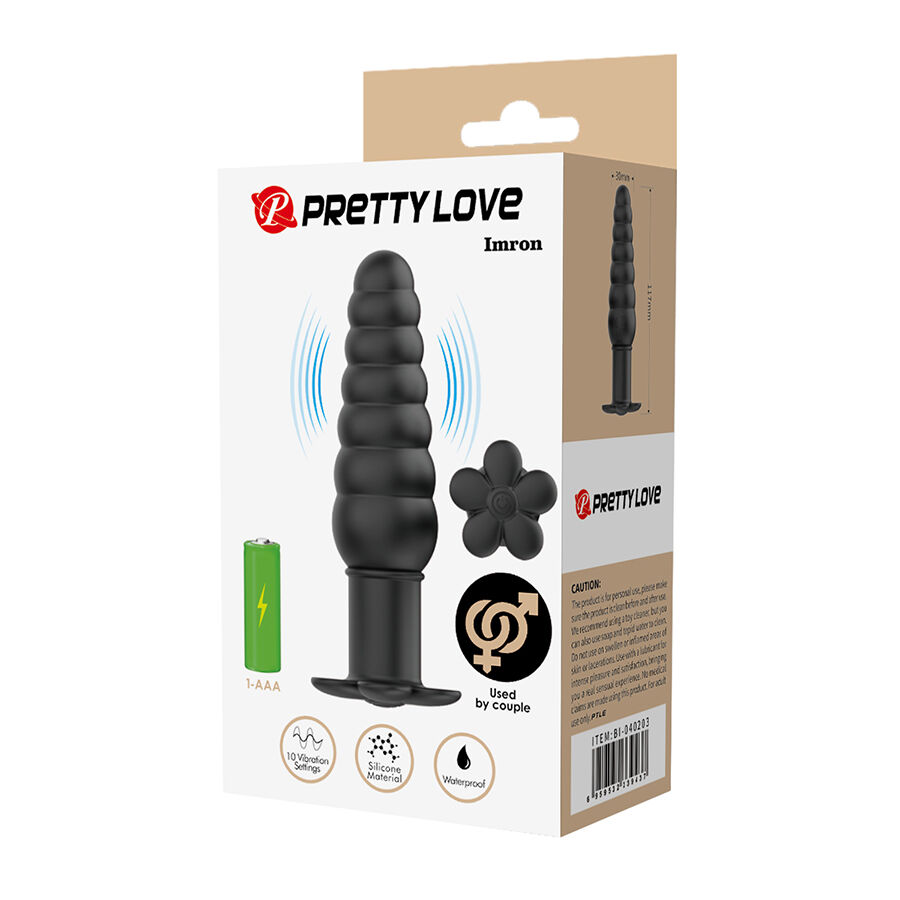 PRETTY LOVE - IMRON VIBRATING ANAL PLUG - Kanerotika SL
