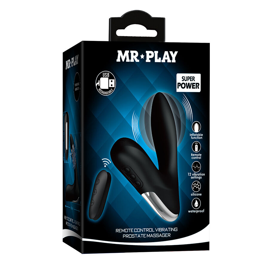 MR PLAY - PROSTATE MASSAGER WITH VIBRATION REMOTE CONTROL - Kanerotika SL