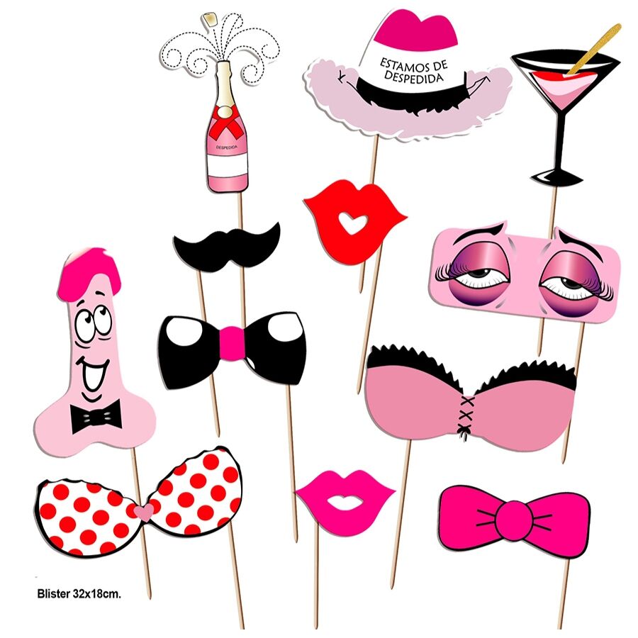 DIABLO PICANTE - PHOTOCALL PARTY SET MODEL 1 - 12 UNITS - Kanerotika SL