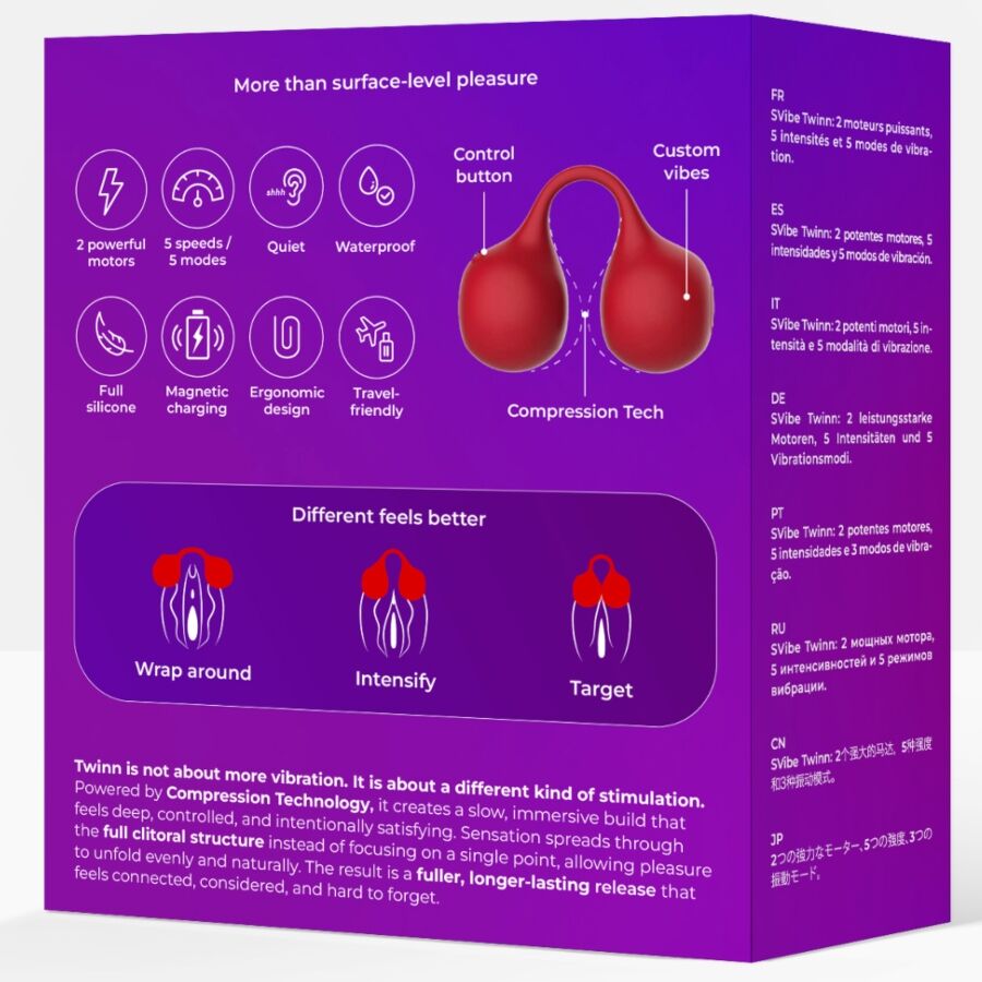 SNAIL VIBE - TWINN CHERRY FINGER VIBRATOR - Kanerotika SL