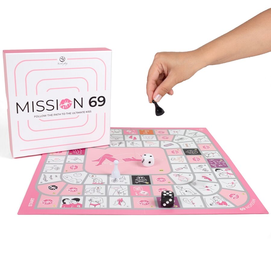 SECRET PLAY - JUEGO DE MESA PARA PAREJAS "MISSION 69" - Kanerotika SL