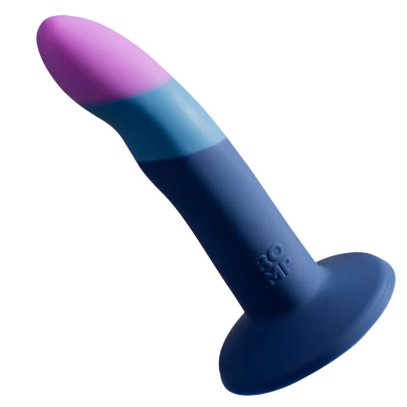 ROMP - PICCOLO DILDO SILICONA CON VENTOSA TRICOLOR 14 CM - Kanerotika SL
